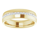 14K Yellow 5/8 CTW Diamond Band