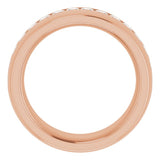 14K Rose 1 CTW Diamond Band