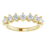 14K Yellow 3/4 CTW Natural Diamond Anniversary Band