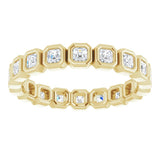 Bezel-Set Eternity Band