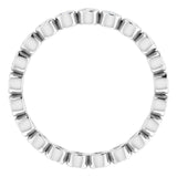 Bezel-Set Eternity Band