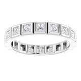 Bezel-Set Eternity Band