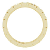 14K Yellow 7/8 cTW Natural Diamond Eternity Band Size 5