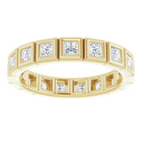 14K Yellow 7/8 cTW Natural Diamond Eternity Band Size 5