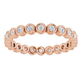 Bezel-Set Eternity Band