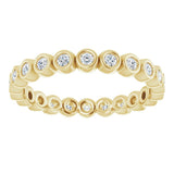 Bezel-Set Eternity Band