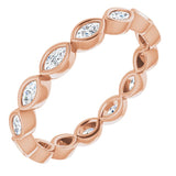 Bezel-Set Eternity Band