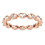 Bezel-Set Eternity Band