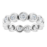 Bezel-Set Eternity Band