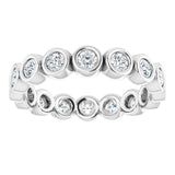 Bezel-Set Eternity Band