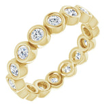 Bezel-Set Eternity Band