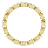 Bezel-Set Eternity Band