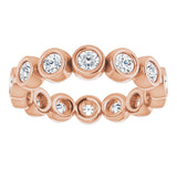 Bezel-Set Eternity Band