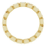 14K Yellow 7/8 CTW Natural Diamond Eternity Band Size 5