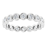 Bezel-Set Eternity Band