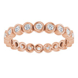 Bezel-Set Eternity Band