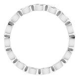 Bezel-Set Eternity Band