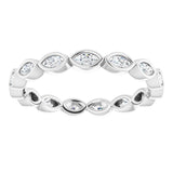 Bezel-Set Eternity Band