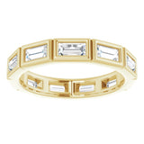 Bezel-Set Eternity Band