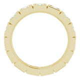 Bezel-Set Eternity Band