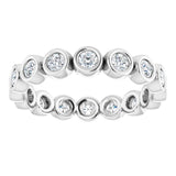 Bezel-Set Eternity Band