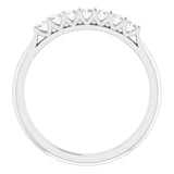 Platinum 1/5 CTW Natural Diamond Anniversary Band