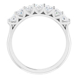 14K White 1 3/4 CTW Natural Diamond Anniversary Band