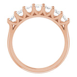 14K Rose 2 1/2 CTW Natural Diamond Anniversary Band