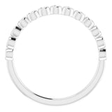 14K White 1/5 CTW Lab-Grown Diamond Anniversary Band