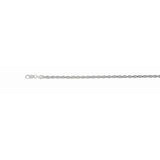 Sterling Silver 26in Diamond Cut/ Textured Diamond Cut/Textured Rope Chain with Lobster Clasp
