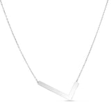 Sterling Silver 18in Polished Necklace with Lobster Clasp