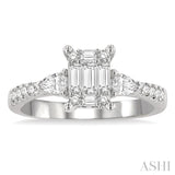 Fusion Diamond Engagement Ring