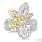 Flower Lovebright Diamond Fashion Ring