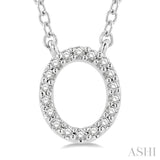 O' Initial Diamond Pendant