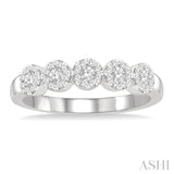 5 Stone Lovebright Essential Diamond Wedding Band