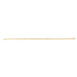 14K Gold Heart Link Necklace