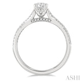 Oval Shape Diamond Engagement Ring