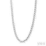 15.00 ctw Round Cut Diamond Tennis Necklace in 14K White Gold