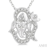 'Om Ganesha' Petite Diamond Fashion Pendant