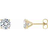 14K Yellow Gold 1 CTW Lab-Grown Diamond 4-Prong Stud Earrings