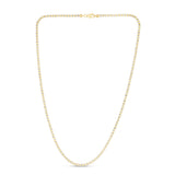 14K 2.7mm Fancy Ice Chain