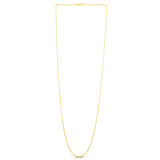 18K Gold 1.4Mm Diamond Cut Cable Chain