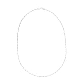 Silver 3.15Mm Textured Rolo Chain