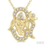 'Om Ganesha' Petite Diamond Fashion Pendant