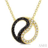 Yin Yang Petite Diamond Fashion Pendant