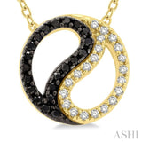 Yin Yang Petite Diamond Fashion Pendant