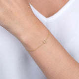 O' Initial Diamond Bracelet