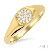 Diamond Signet Ring