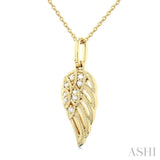 Angel Wings Petite Diamond Fashion Pendant