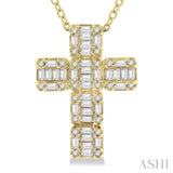 Cross Fusion Diamond Fashion Pendant